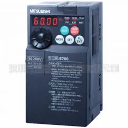 三菱變頻器FR-E720-0.1K日本原裝，電源三相220V,