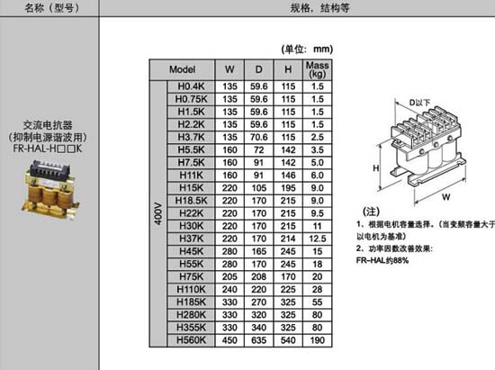 FR-HAL-H3.7K尺寸